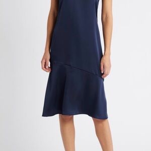 Sam Edelman Midnight Blue Asymmetrical Dress